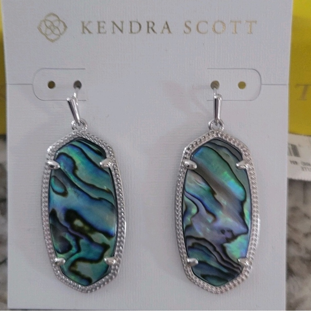 Kendra Scott Blue and Green Earrings